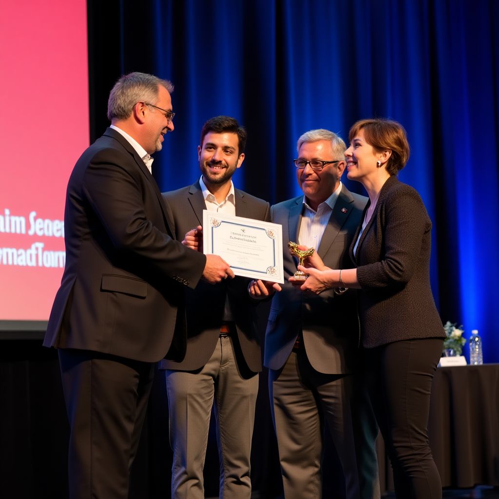 Award ceremony recognition