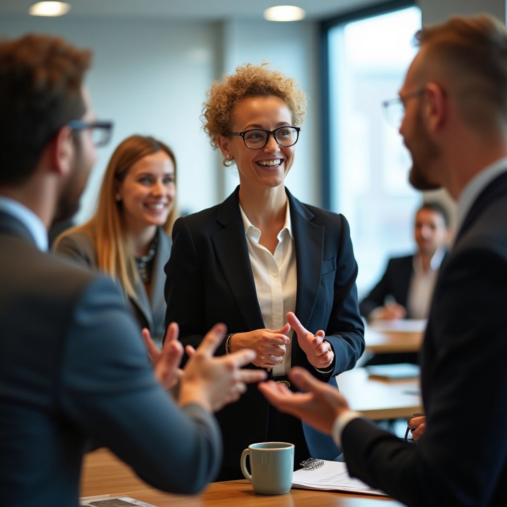 Corporate workshop in progress