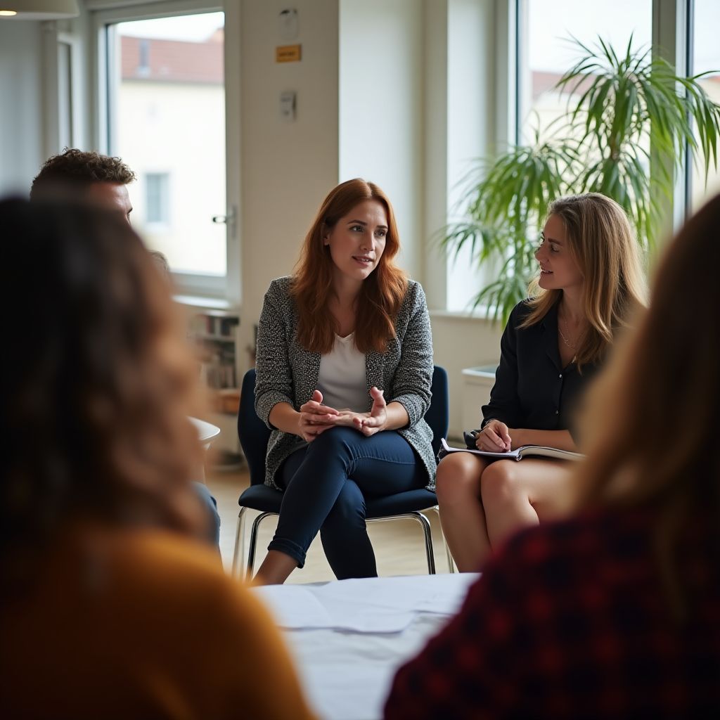 Interactive storytelling workshop in progress